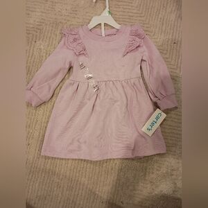 Carter's Light Purple Kids Dress with Lace and Sequin Accents